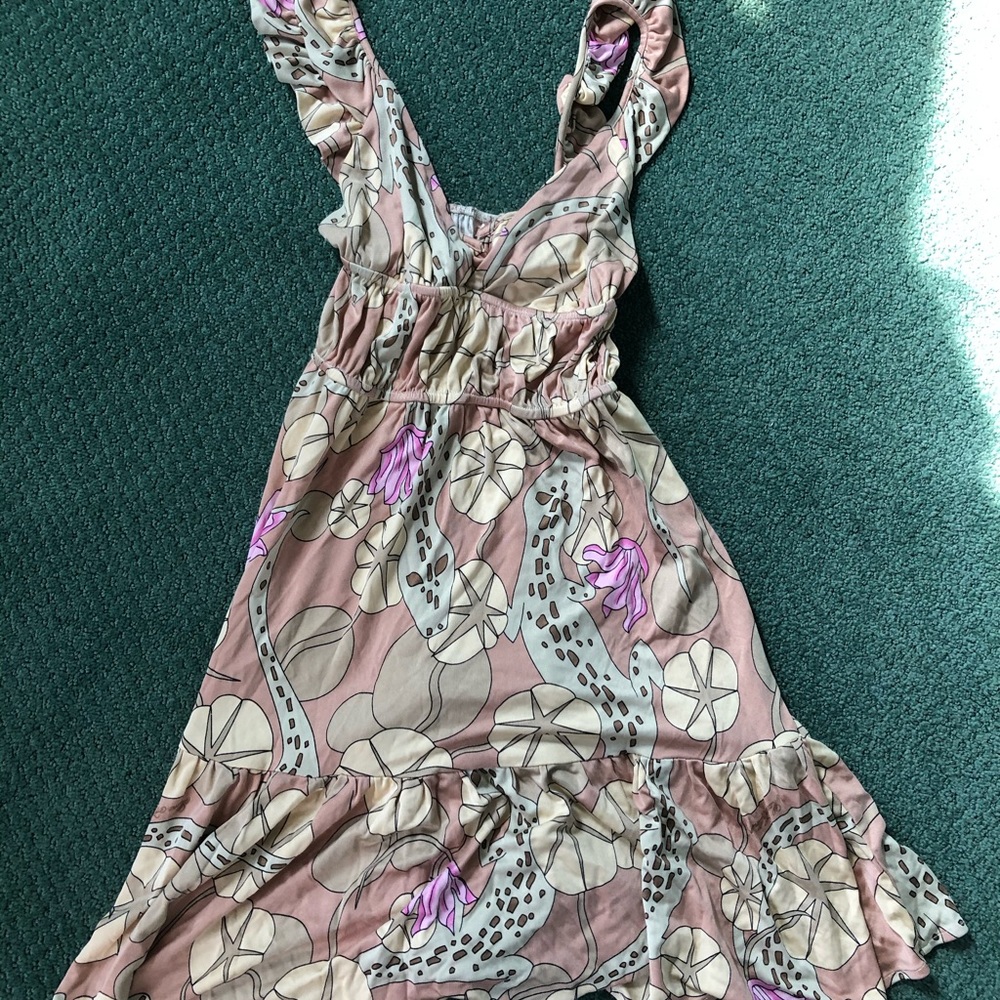 Ruffled Mini Dress